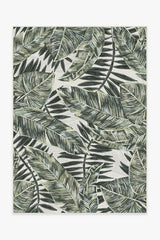 Filifera Palm Green Outdoor Rug