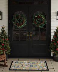 Snow Globes Coir Large Doormat
