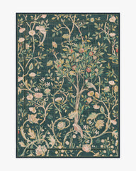 Melsetter Teal Green Flatwoven Rug by Morris & Co.