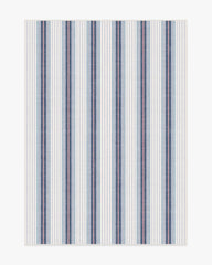Cosette Stripe Ivory & Indigo Flatwoven Rug