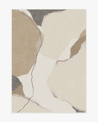 Loire Ivory Quartz Flatwoven Rug by Nina Takesh