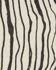 Seine Black & Ivory Flatwoven Rug by Nina Takesh