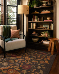 Anonna Dark Wood Flatwoven Rug