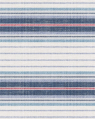 Cosette Stripe Ivory & Indigo Flatwoven Rug