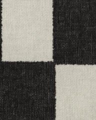 Jaque Checkered Black Flatwoven Rug