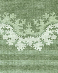 Oxbow Botanical Green Flatwoven Rug by Sanderson