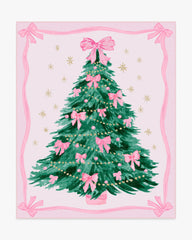 Bella Bows Spruce Pink Flatwoven Rug
