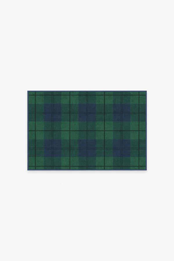 Buffalo Plaid Blackwatch Flatwoven Rug