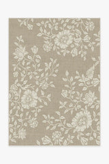 Mallow Flower Natural Stone Rug by Morris & Co.
