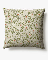 Waverly Natural & Green Woven Throw Pillow