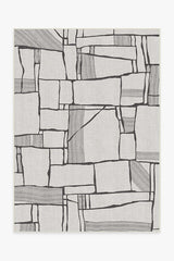 Rune Black & Ivory Outdoor Rug