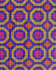 Piccadilly Fuchsia Woven Bolster Pet Bed by Jonathan Adler