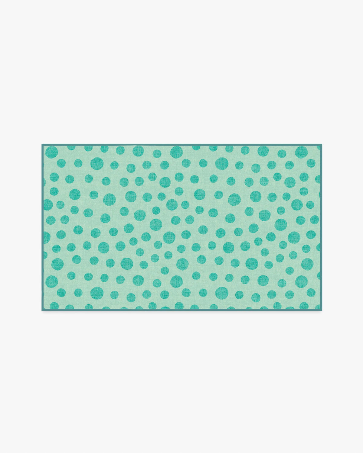 Dancing Dots Mint Green Rug