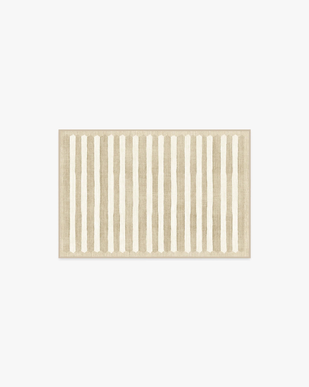 Elin Stripe Latte Cream Rug by goop