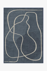 Strova Dusk Blue Flatwoven Rug