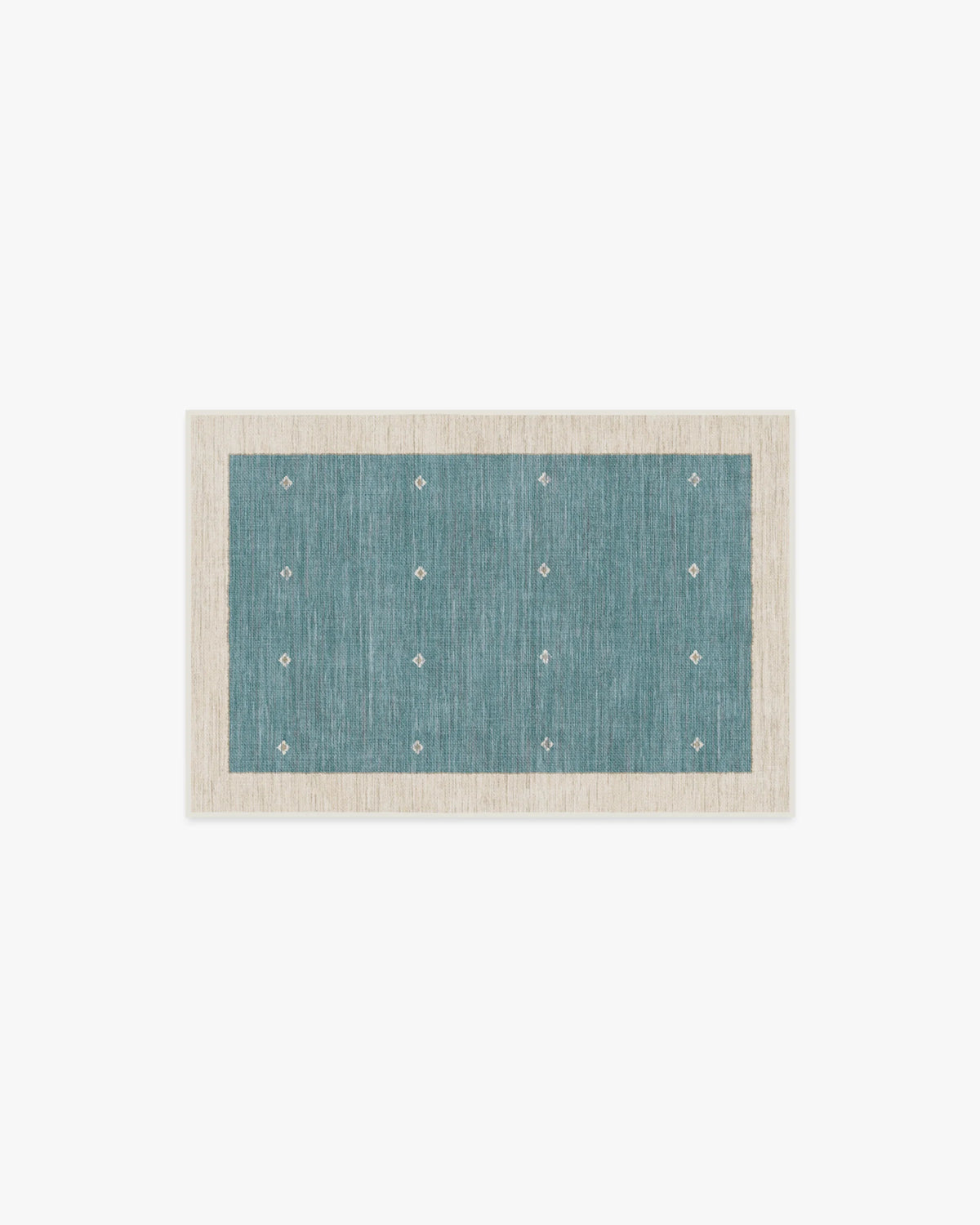 Luna Soft Teal Flatwoven Rug by goop