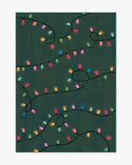 Let It Glow Green Flatwoven Rug