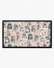Snow Globes Pink Large Doormat