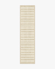 Elin Stripe Latte Cream Rug by goop