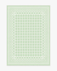 Palm Beach Powder Sage Rug by Gray Malin