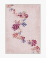 Clara Soft Rose Flatwoven Rug