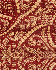 Winter Medallion Red Doormat