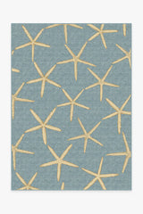 Starfish Pale Blue Flatwoven Rug