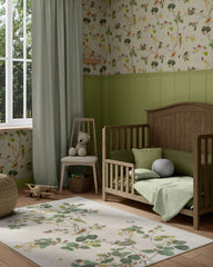 Woodland Chorus Fawn Flatwoven Rug by Sanderson