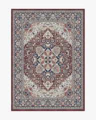 Hendesi Heriz Bordeaux Rug