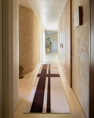 Scala Ivory & Brown Flatwoven Rug by The Local Project