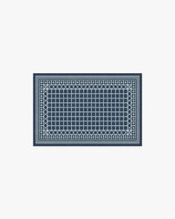 Palm Beach Navy Rug by Gray Malin