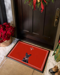 Pawlished Holiday Frenchie Doormat