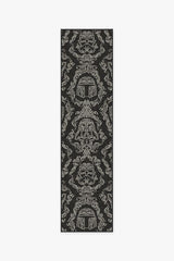 Dark Side Damask Charcoal Rug