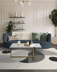Villette Greyscale Flatwoven Rug by Nina Takesh