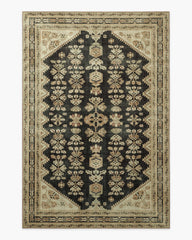 Pradera Tan & Soft Black Rug
