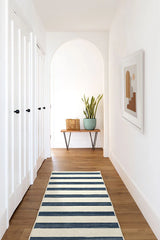 Sumi Sailor Stripe Navy Flatwoven Rug