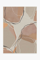 Petra Copper Rose Outdoor Rug