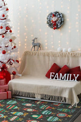 Festive Garland Multicolor Flatwoven Rug