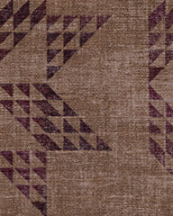 Louisa Brown & Burgundy Rug