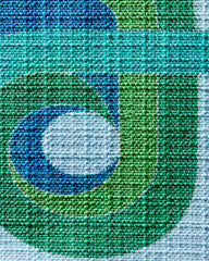 Madrid Turquoise & Green Woven Throw Pillow by Jonathan Adler