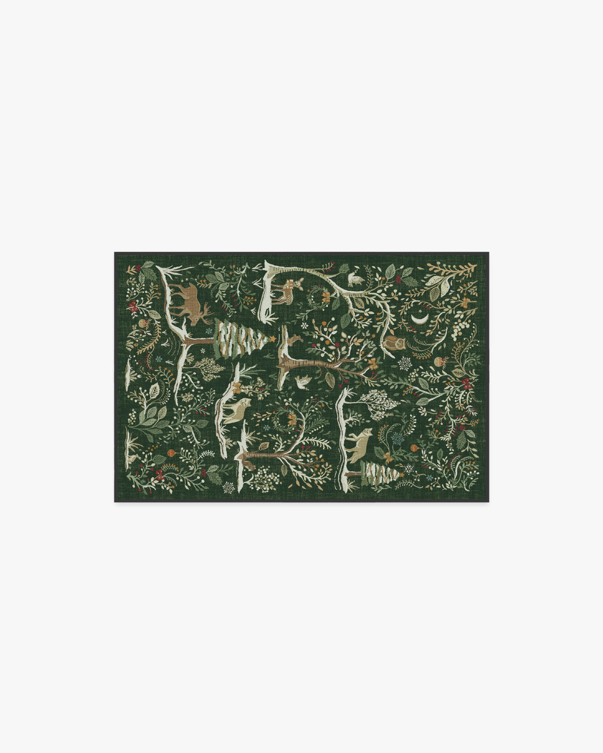 Elwood Forest Green Flatwoven Rug