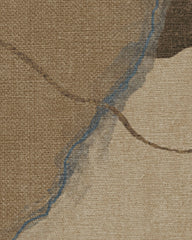 Loire Natural Denim Blue Flatwoven Rug by Nina Takesh