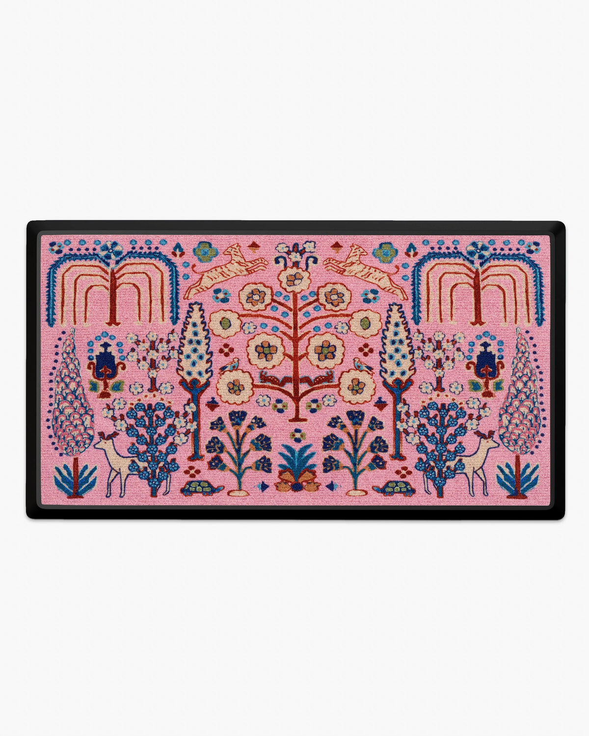 Julietta Pink Large Doormat by Anthropologie