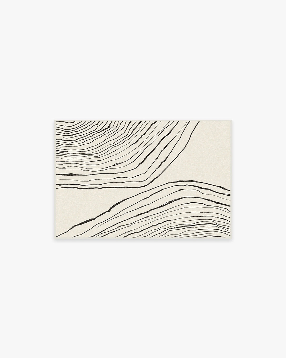 Seine Black & Ivory Flatwoven Rug by Nina Takesh