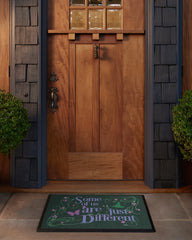 Some Of Us Are Just Different Green Doormat by Wicked