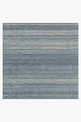 Coastal Linear Stripe Slate Flatwoven Rug