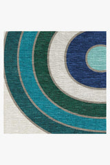 Milano Peacock Flatwoven Rug by Jonathan Adler