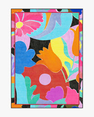 King's Road Multicolor Flatwoven Rug by RIXO