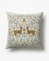 Belle Ivory Woven Throw Pillow