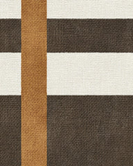 Scala Ivory & Brown Flatwoven Rug by The Local Project